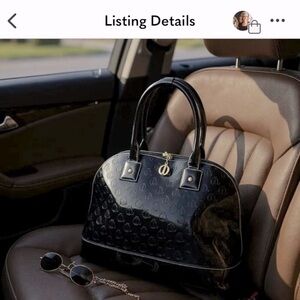 Chic Black Designer Shoulder Bag